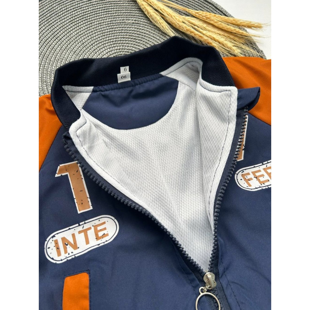 Вітрівка для хлопчика темно-синя1997 10348