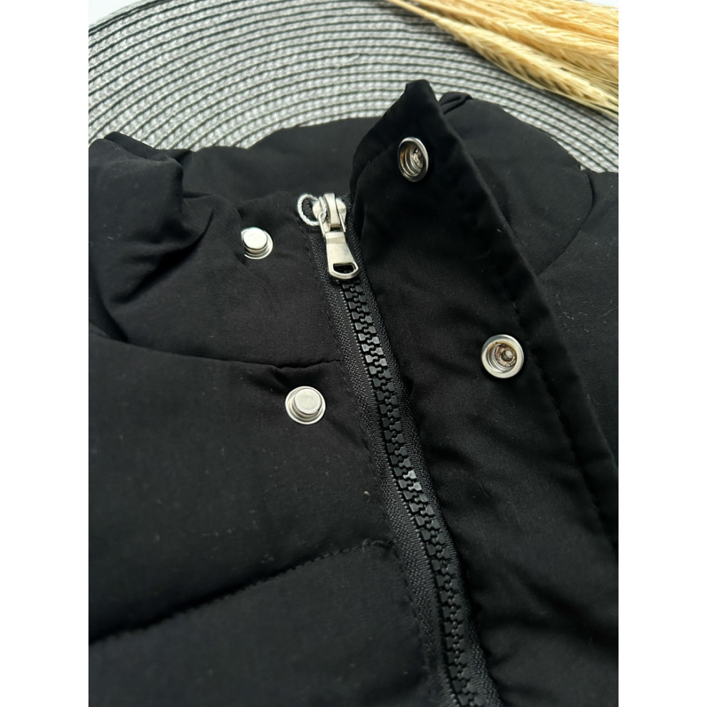 Жилетка демі чорна 10117