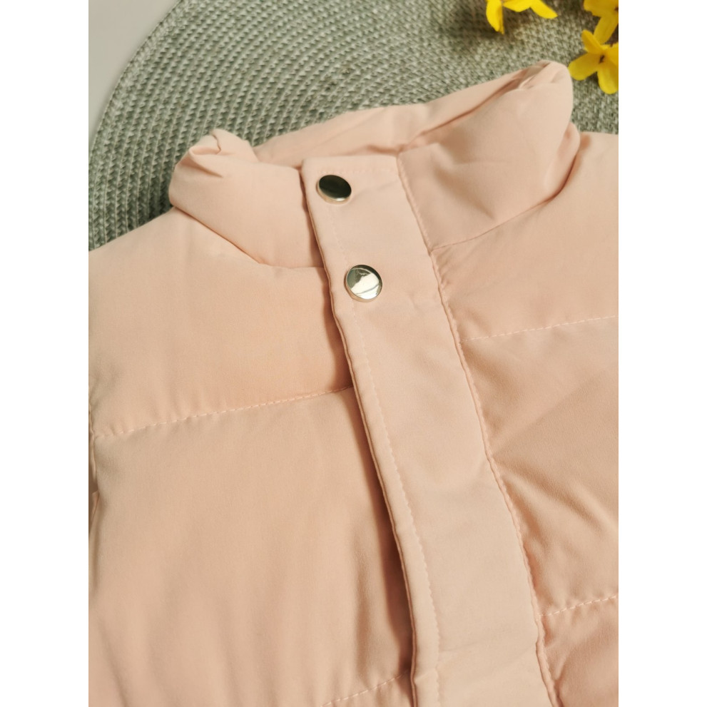 Жилетка демі для дівчинки рожева 10116