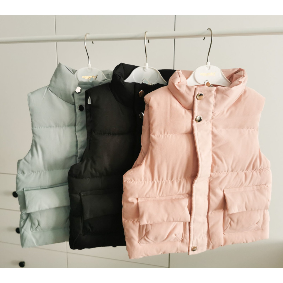 Жилетка демі для дівчинки рожева 10116