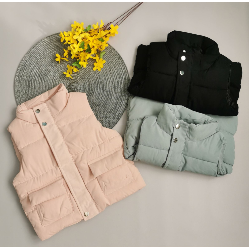 Жилетка демі для дівчинки рожева 10116