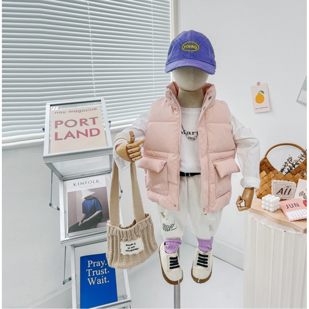 Жилетка демі для дівчинки рожева 10116