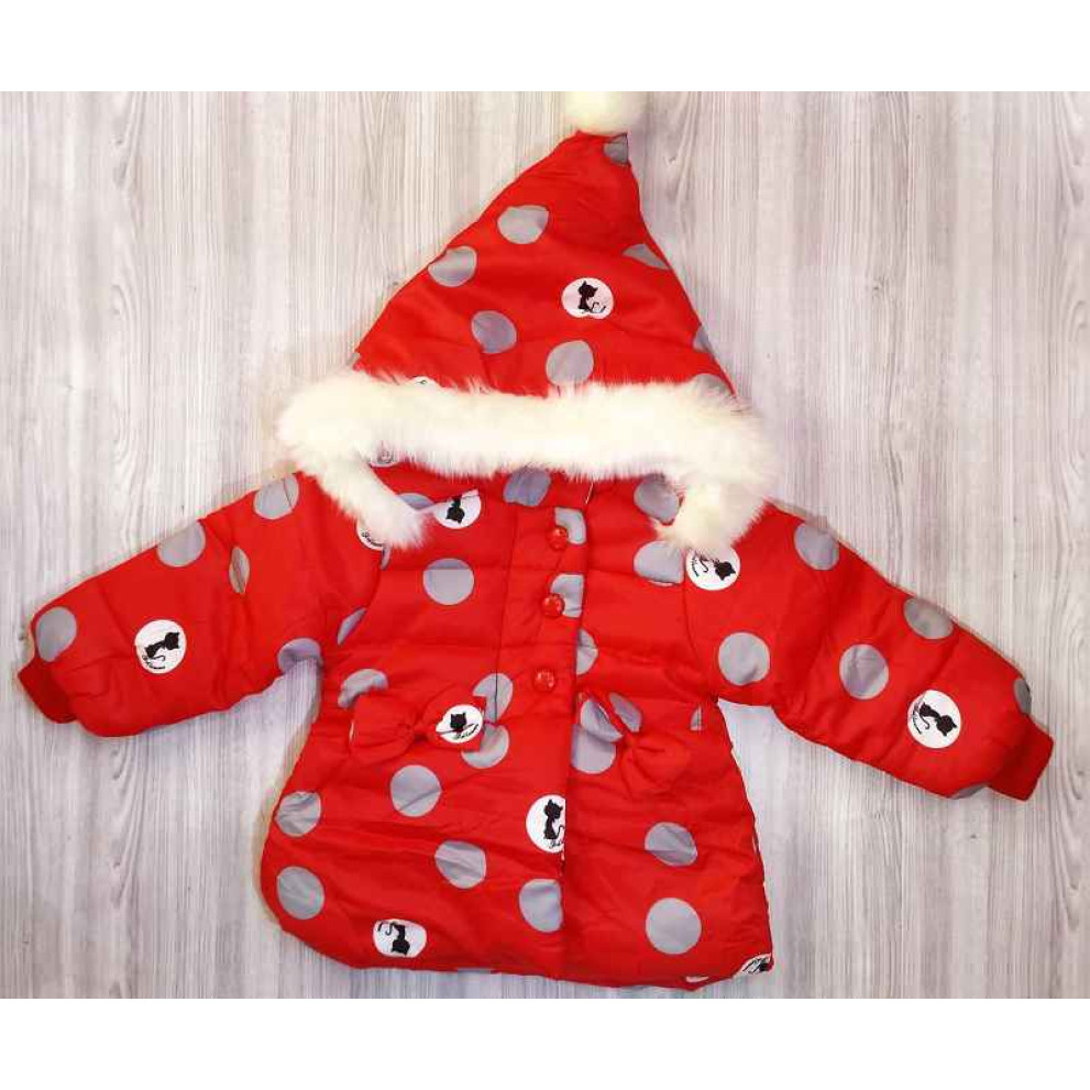 Куртка дитяча демісезонна червона 9128