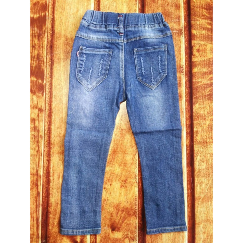 Джинси для дівчаток осінні сині 9099