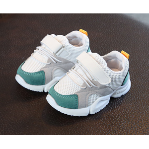 Кросівки дитячі Fashion білі з зеленими вставками