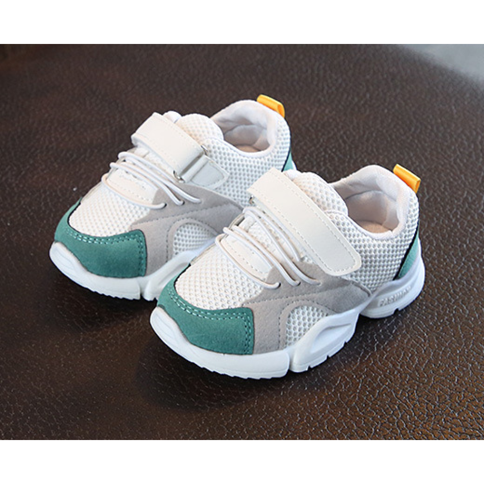 Кросівки дитячі Fashion білі з зеленими вставками