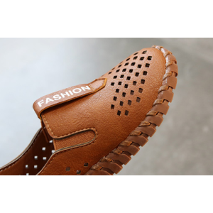 Туфлі дитячі дихаючі PU-шкіра Fashion коричневі