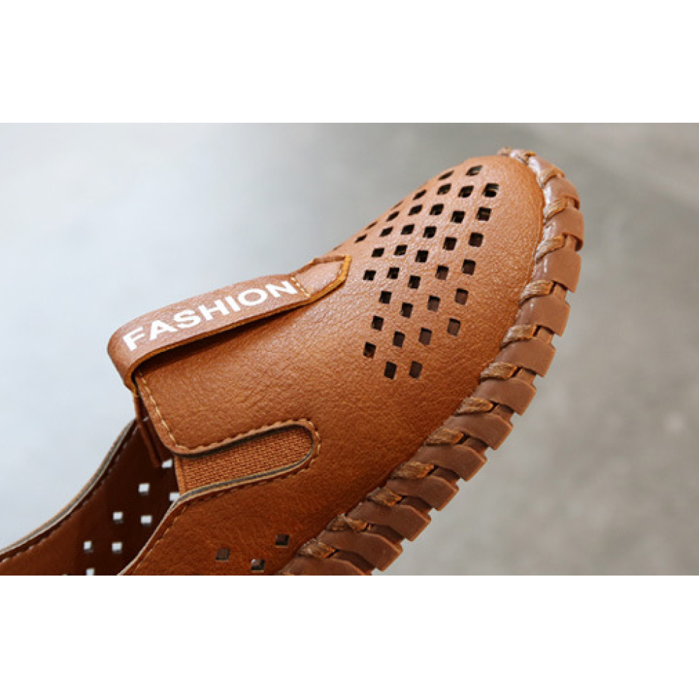 Туфлі дитячі дихаючі PU-шкіра Fashion коричневі