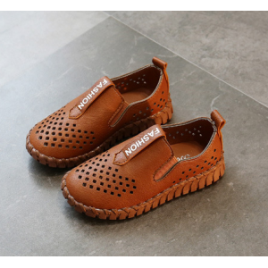 Туфлі дитячі дихаючі PU-шкіра Fashion коричневі