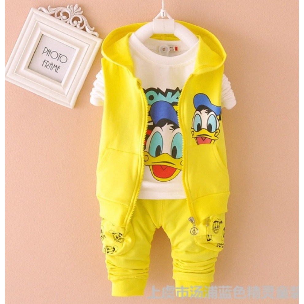 Костюм трійка для хлопчиків Donald жовтий